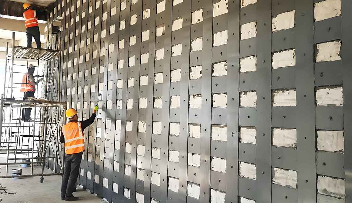 粘钢加固粘接面验收